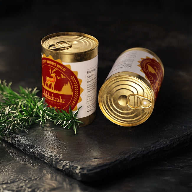 Klassische Hirschroulade mit Bratensoße Klassische Hirschroulade mit Bratensoße